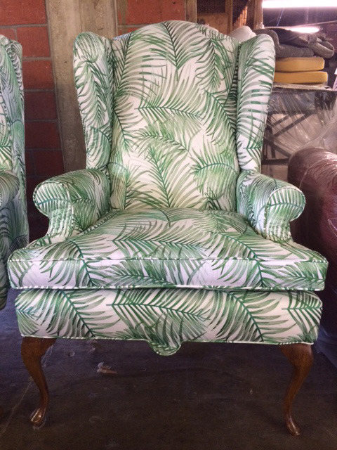 Web Chair Floral - Residential Upholstery